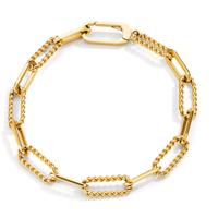Armband Edelstahl gelb IP beschichtet 19.5 cm-606802