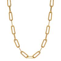 Collier Edelstahl gelb IP beschichtet 45 cm-606803