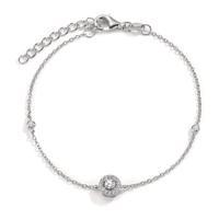 Armband Silber Zirkonia rhodiniert 16-19 cm verstellbar-606839