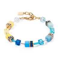 Armband Edelstahl gelb IP beschichtet 18.5-21.5 cm verstellbar-606926