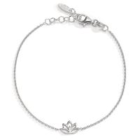 Armband Silber rhodiniert Lotusblume 17-19 cm verstellbar-607110