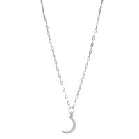 Collier Silber rhodiniert Mond 39-43 cm verstellbar-607117