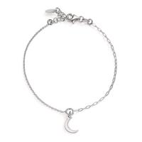 Armband Silber rhodiniert Mond 17.5-19.5 cm verstellbar-607118