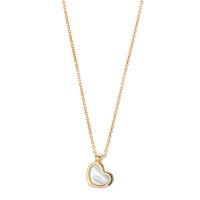 Collier 585/14 K Gelbgold Perlmutt Herz 39-42 cm verstellbar-607207