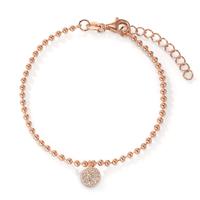 Armband Silber Zirkonia rosé vergoldet 16-19 cm verstellbar-608296