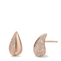 Ohrstecker Silber Zirkonia rosé vergoldet Tropfen-608931