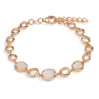 Armband Silber rosé vergoldet Perlmutt 16-19 cm verstellbar-608979