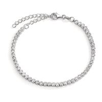 Armband Silber Zirkonia rhodiniert 16-19 cm verstellbar-609141