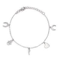 Armband Silber Zirkonia rhodiniert 16-19 cm verstellbar-609165