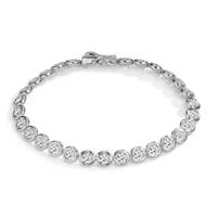 Armband Silber Zirkonia 30 Steine rhodiniert 18 cm-609167