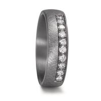 Partnerring 999 Tantal Diamant Lab Grown 0.25 ct, 10 Steine, tw-vsi-610472