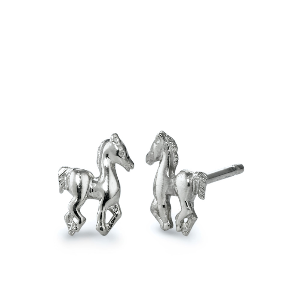 Ohrstecker Silber versilbert Pferd-112910