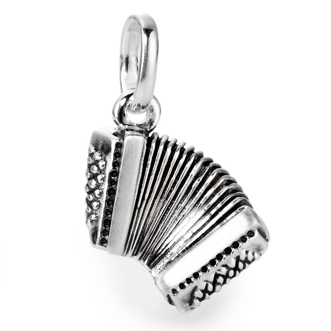 Anhänger Silber patiniert Handorgel-113167