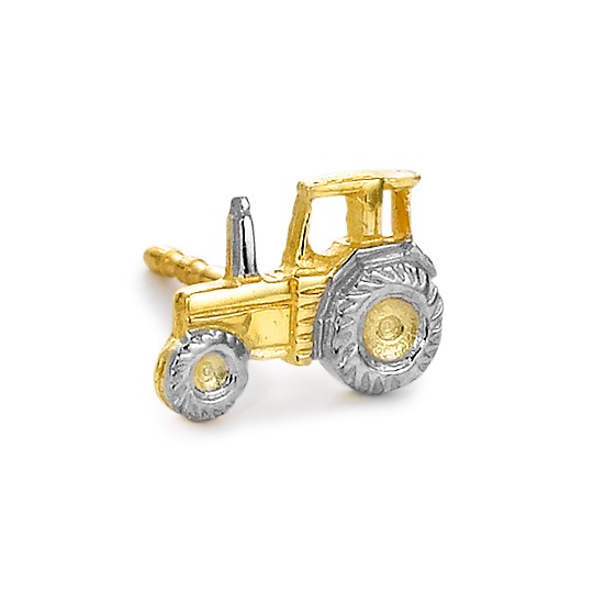 Ohrstecker 1 Stk 375/9 K Gelbgold Traktor-178147