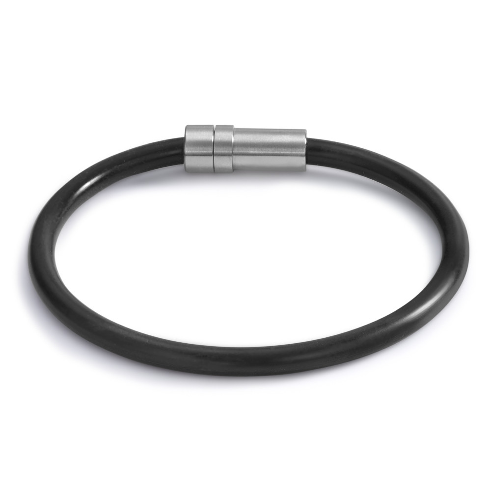 COLLECT Kautschuk Basis Armband mit Safe Lock System 19 cm-304889