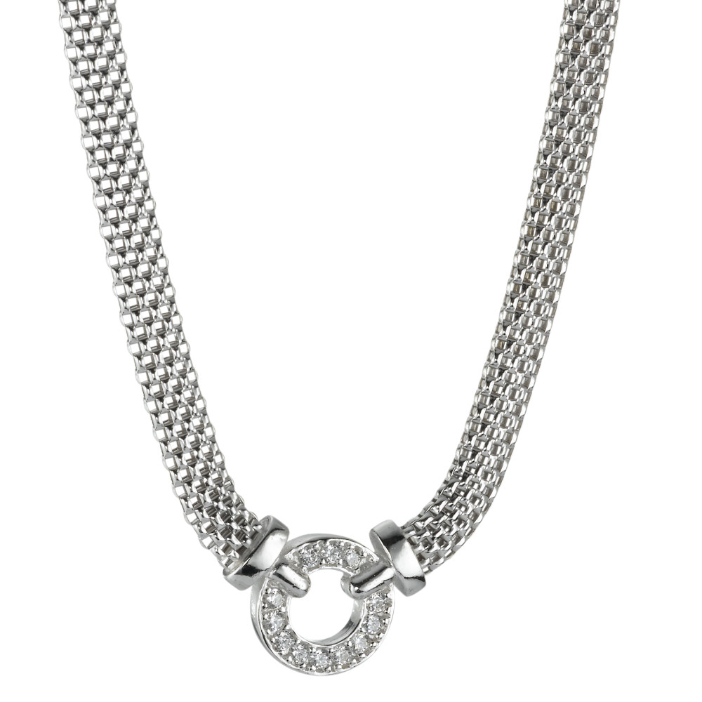 Collier  Halskette 925 mit Zirkonias-352774