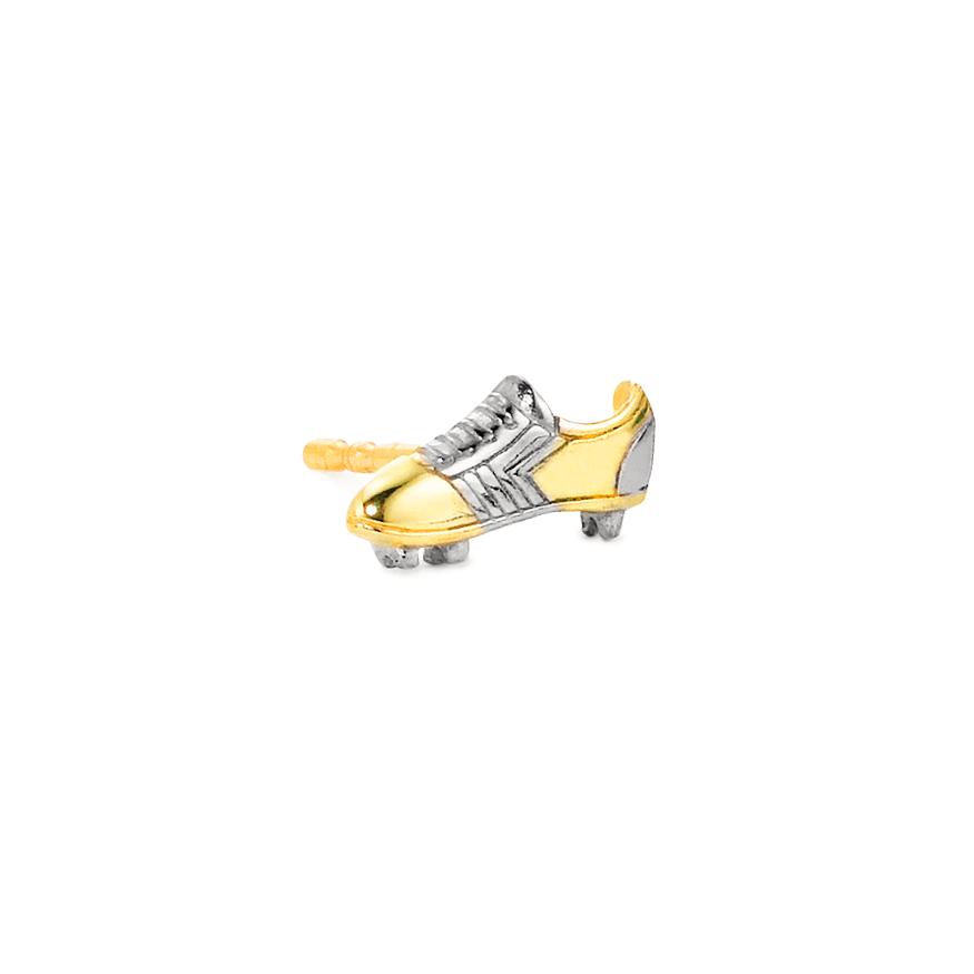 Ohrstecker 1 Stk 750/18 K Gelbgold Fussball-504448