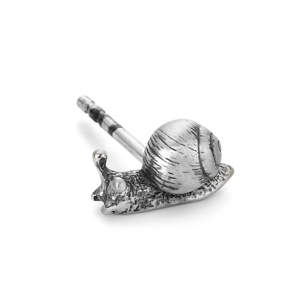 Ohrstecker 1 Stk Silber Schnecke-506621