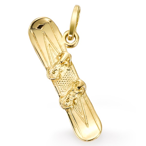 Anhänger 750/18 K Gelbgold Snowboarding-512235