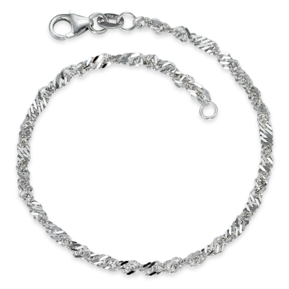 Armband 750/18 K Weissgold 19 cm-519355