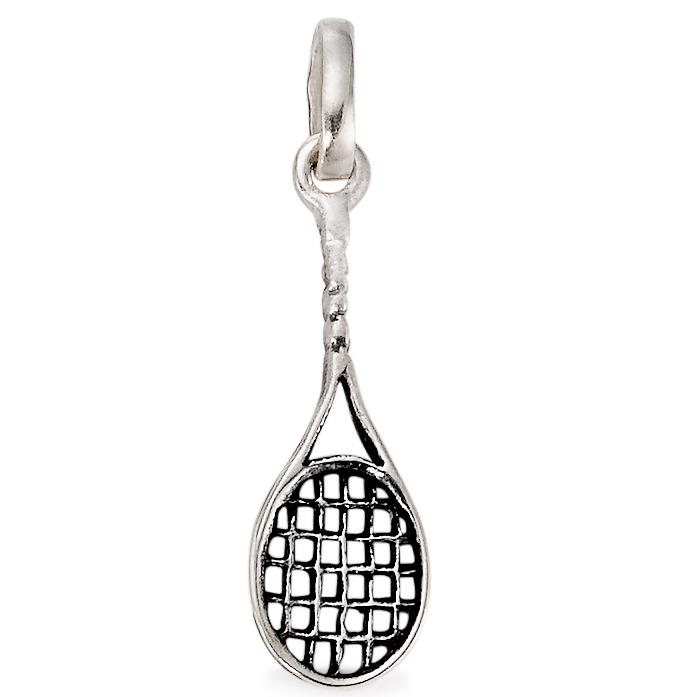 Anhänger Silber patiniert Tennis-523789