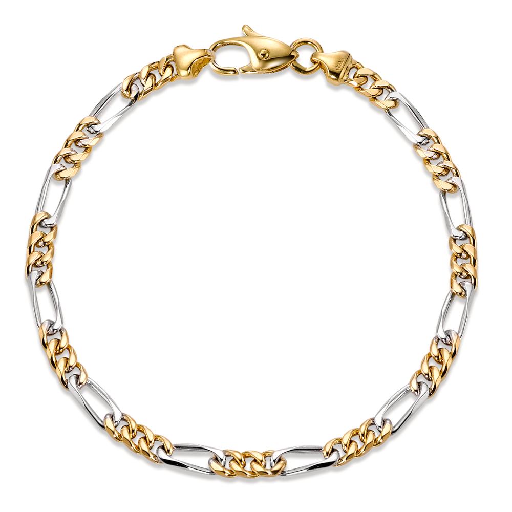Armband 750/18 K Gelbgold, 750/18 K Weissgold 19 cm-526128