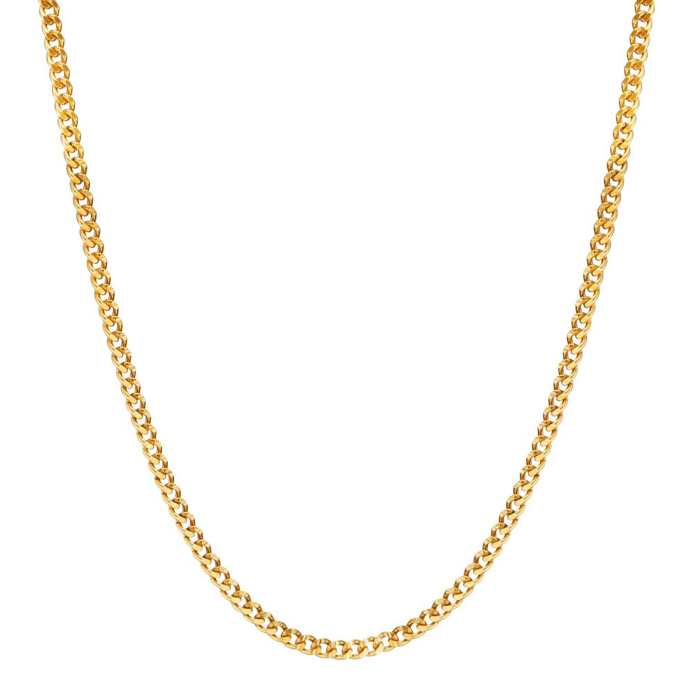 Panzer-Halskette 750/18 K Gelbgold 50 cm-528107