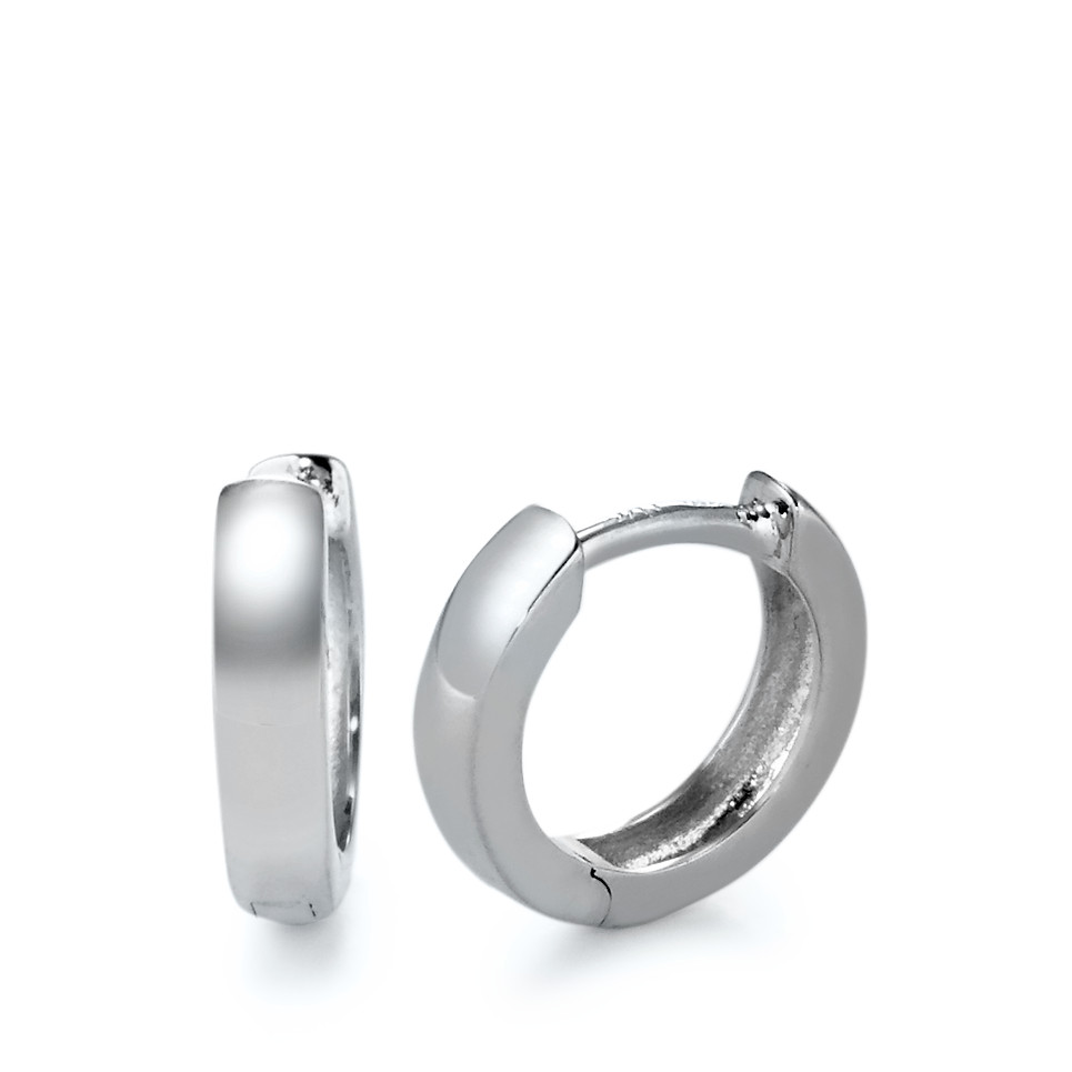 Klappcreolen 750/18 K Weissgold-531342