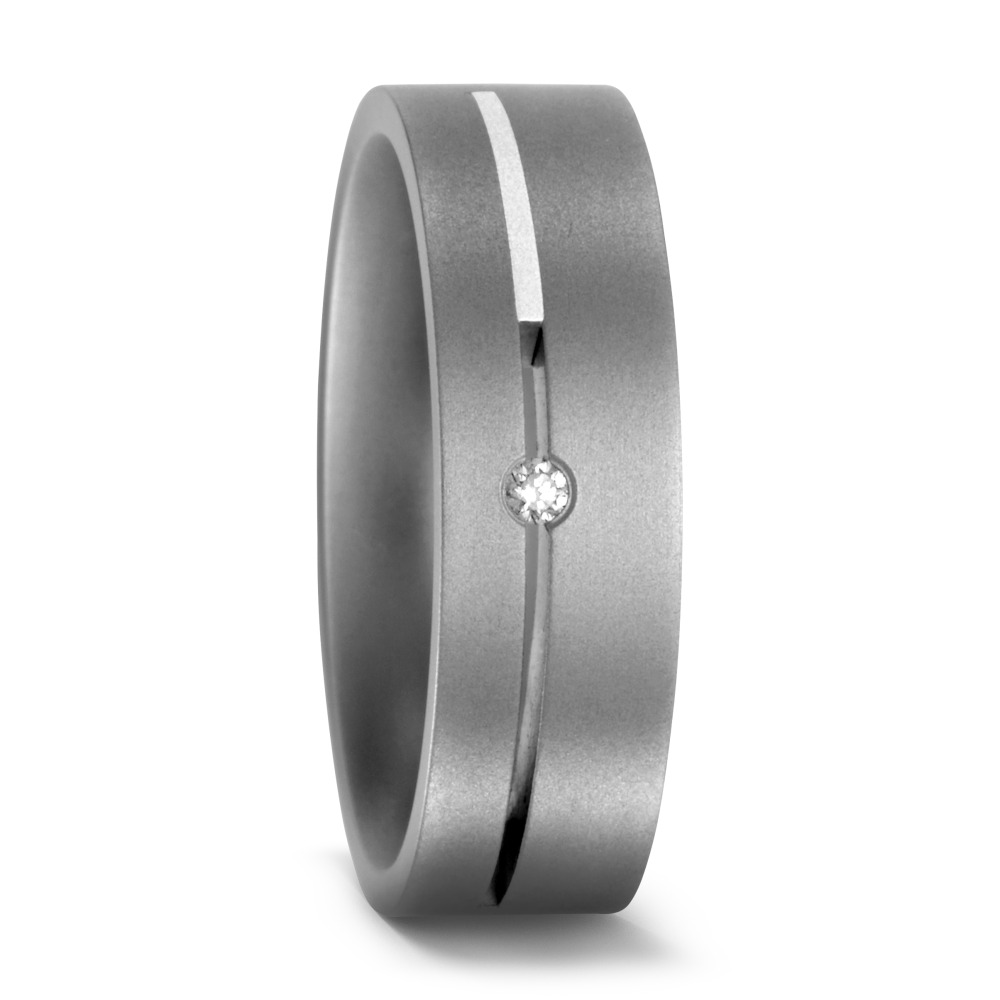 Partnerring Titan, Silber Diamant 0.02 ct, w-si-531866