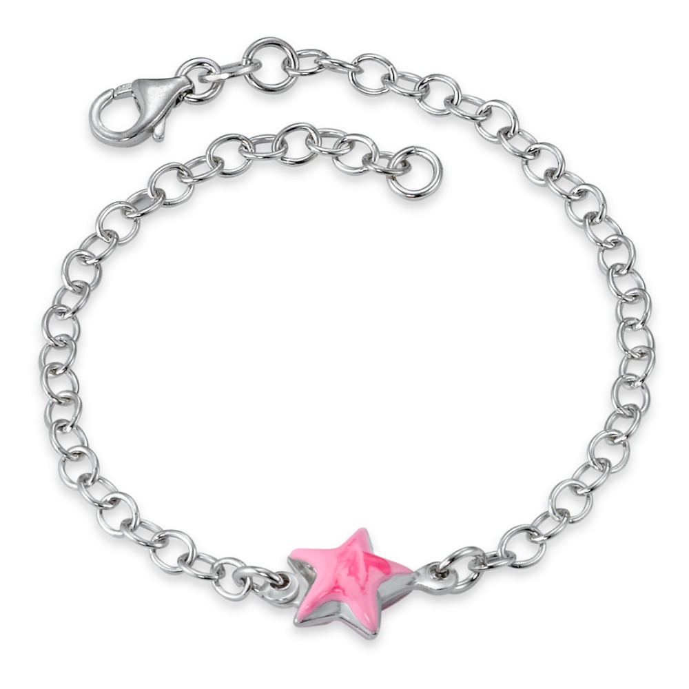 Armband Silber rhodiniert Stern 17 cm-532909