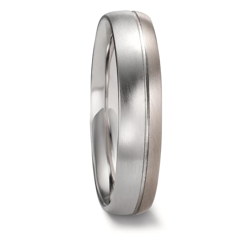 Partnerring 950 Platin, 750/18 K Graugold-533370