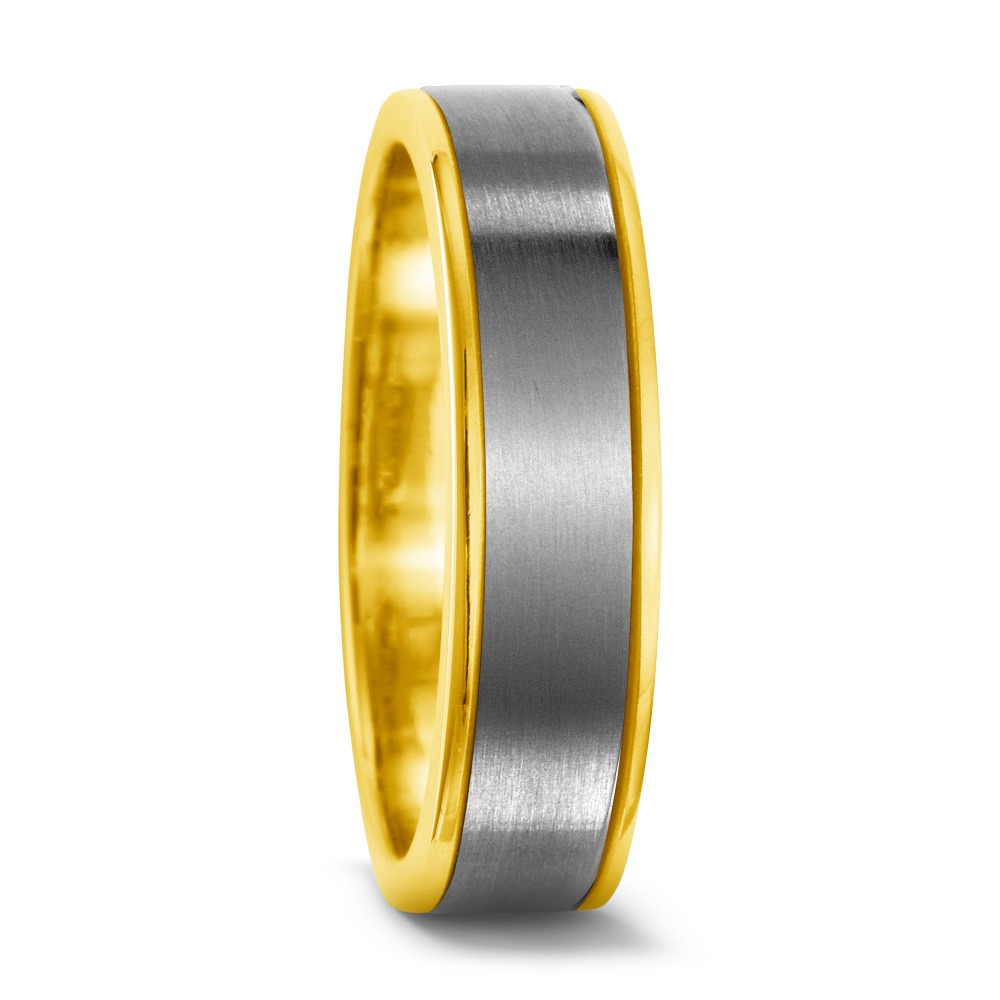 Partnerring Titan, 750/18 K Gelbgold-534113