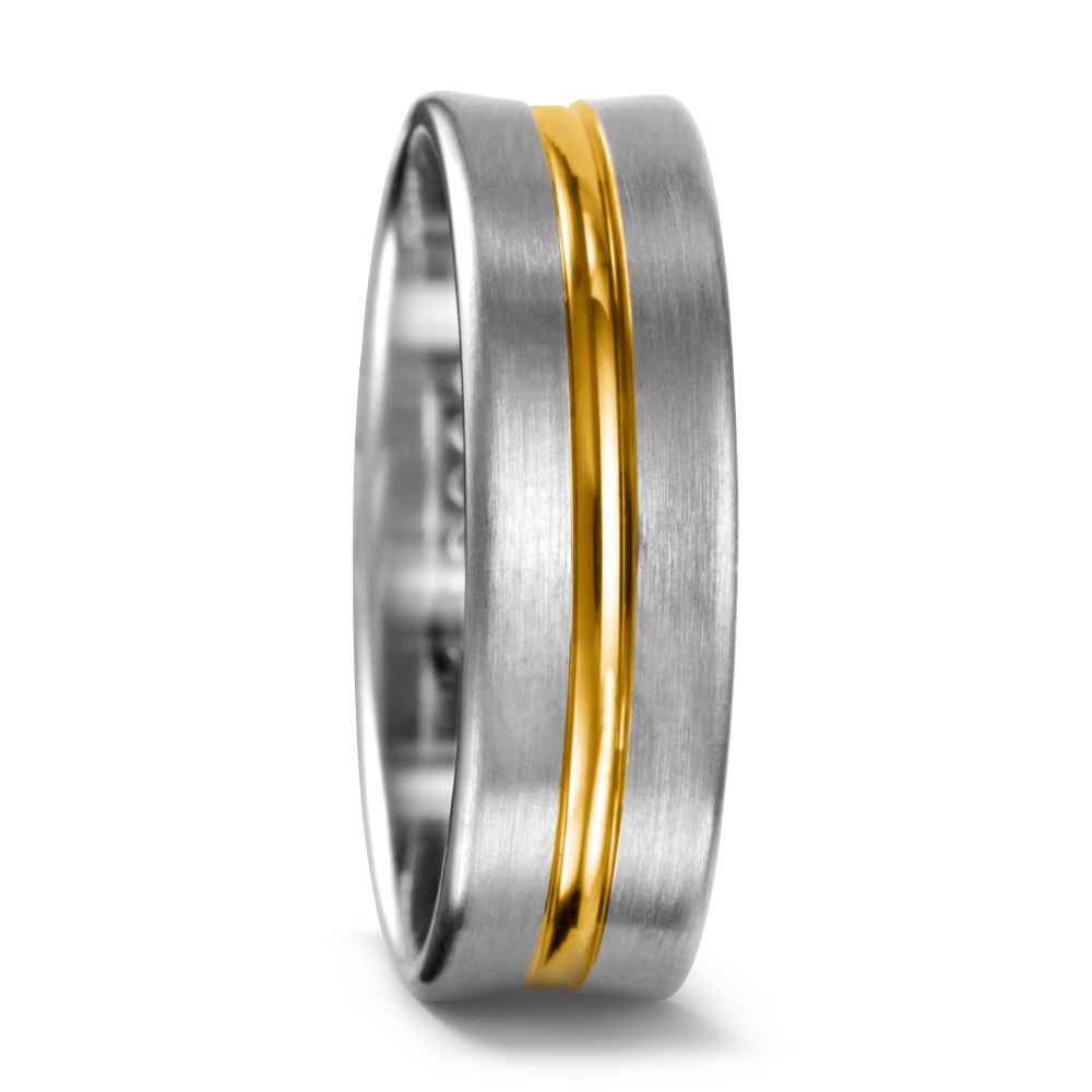 Partnerring 750/18 K Weissgold, 750/18 K Gelbgold-544985