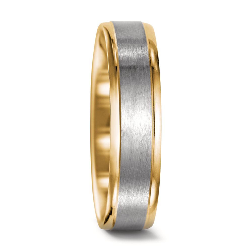 Partnerring 750/18 K Weissgold, 750/18 K Gelbgold-545147