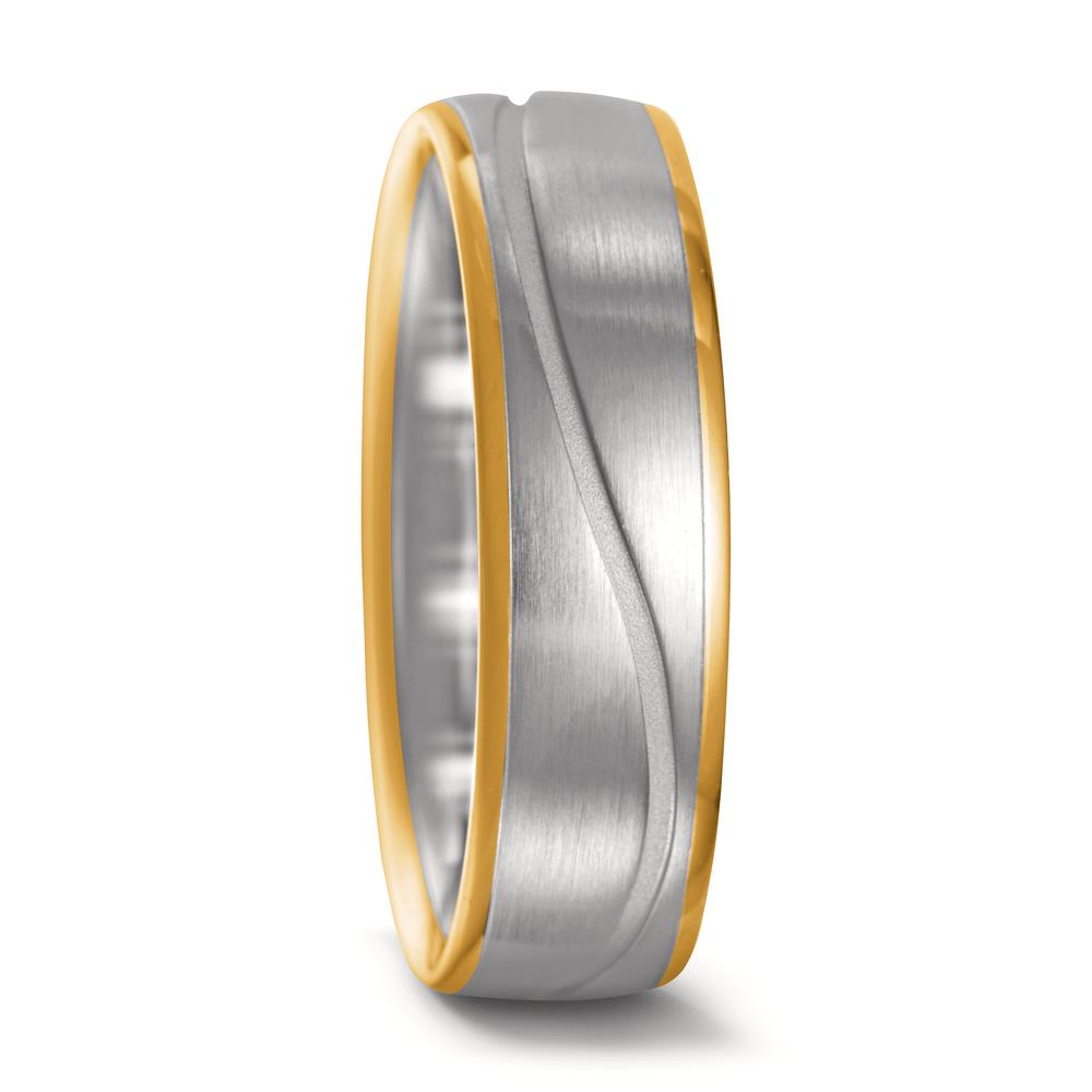 Partnerring 750/18 K Weissgold, 750/18 K Gelbgold-545197