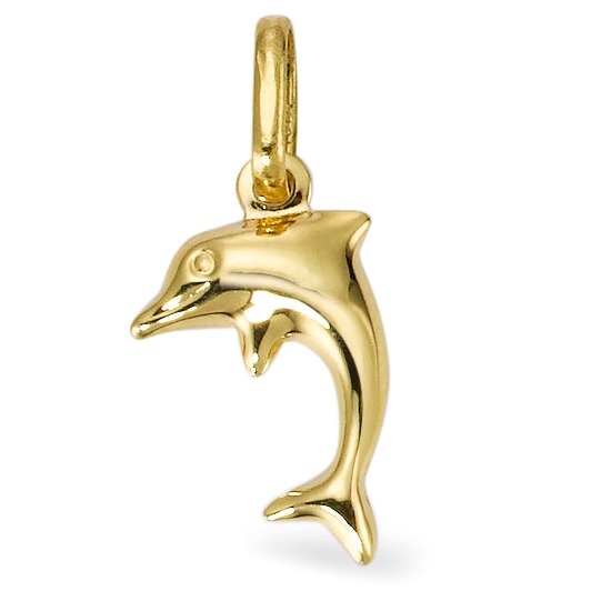 Anhänger 375/9 K Gelbgold Delfin-547443