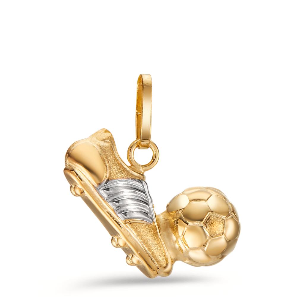 Anhänger 375/9 K Gelbgold Fussball Ø6 mm-547558