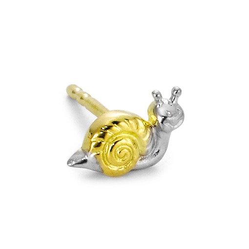 Ohrstecker 1 Stk 750/18 K Gelbgold Schnecke-547845