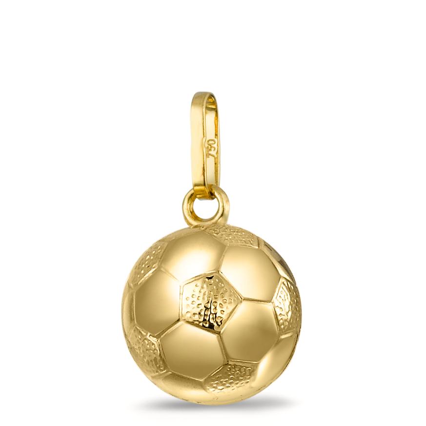 Anhänger 750/18 K Gelbgold Fussball Ø12 mm-549779