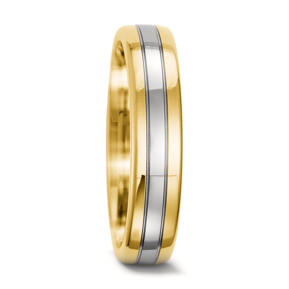 Partnerring 750/18 K Gelbgold, 750/18 K Weissgold-556667