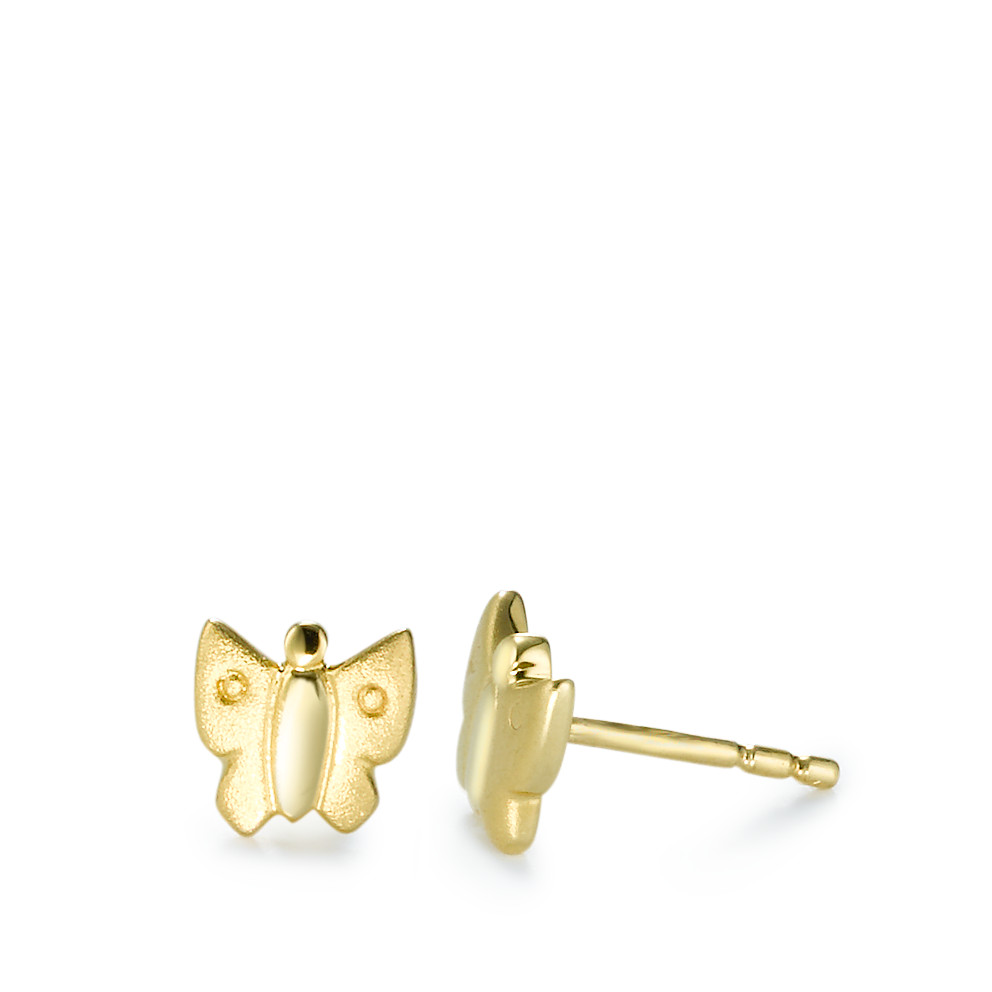 Ohrstecker 750/18 K Gelbgold Schmetterling-557034
