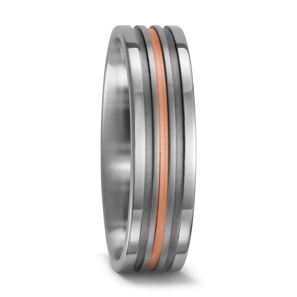 Partnerring Titan, 750/18 K Rotgold-560759
