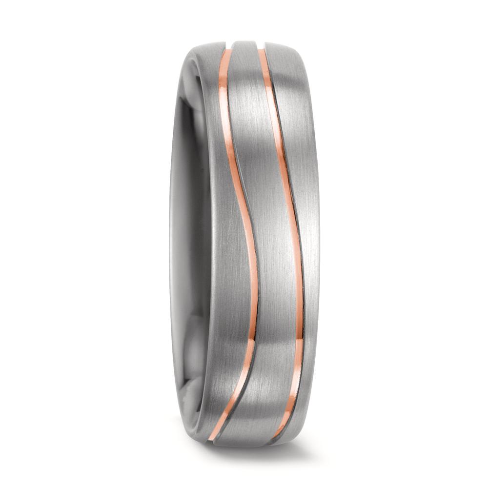 Partnerring 585/14 K Weissgold, 585/14 K Rotgold-563621