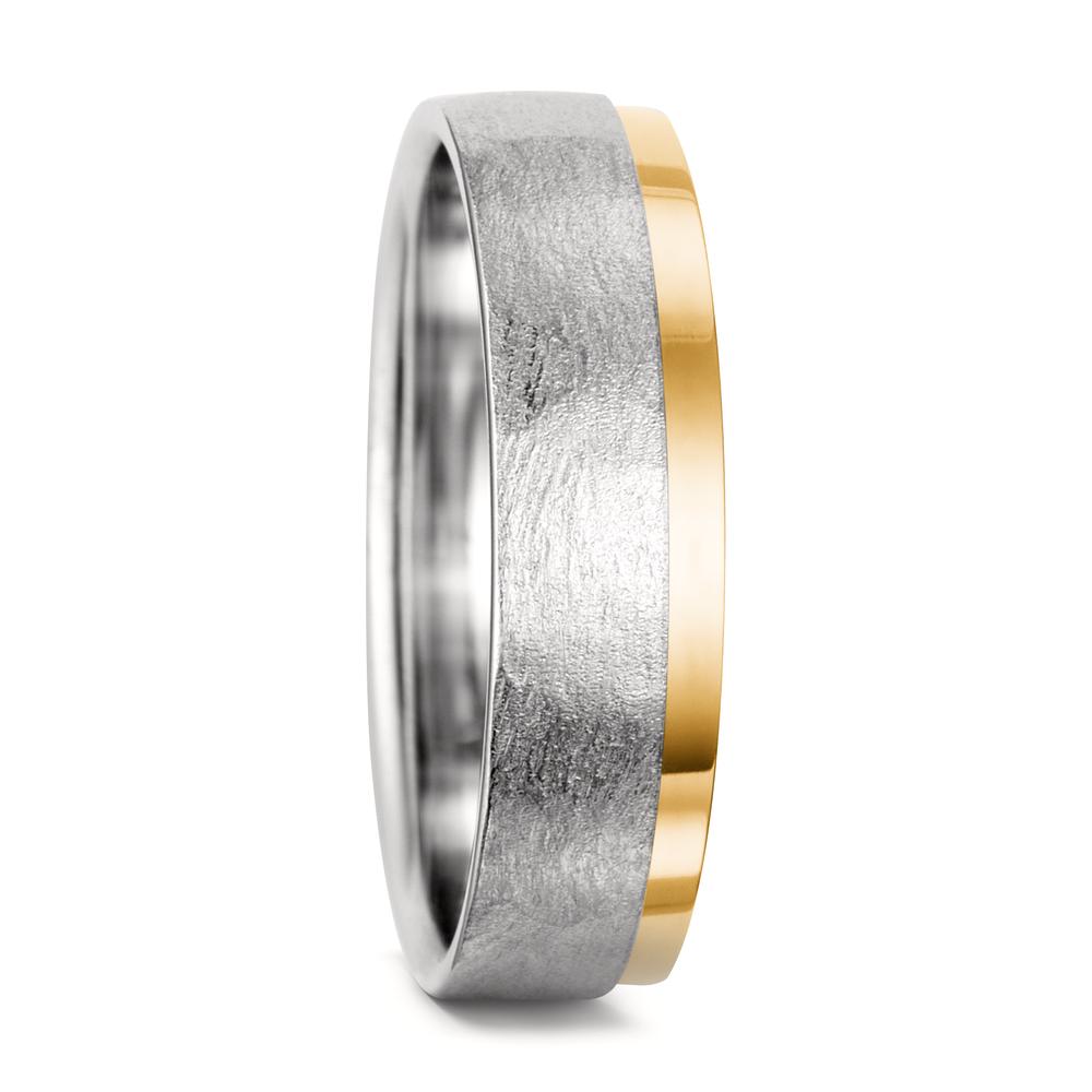 Partnerring 750/18 K Weissgold, 750/18 K Gelbgold-564588
