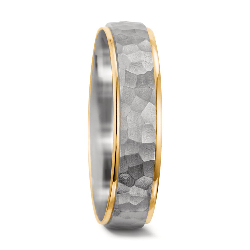 Partnerring 750/18 K Weissgold, 750/18 K Gelbgold-564728