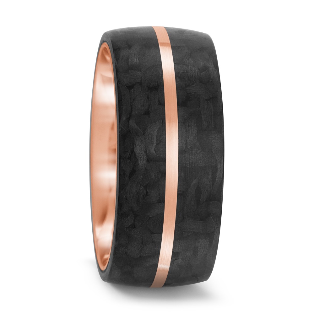 Partnerring 585/14 K Rosegold, Carbon-567235