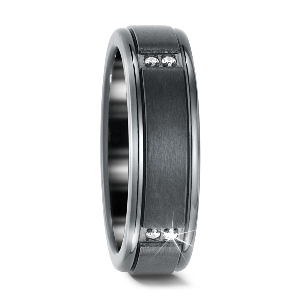 Partnerring Zirkonium Zirkonia 8 Steine-568115