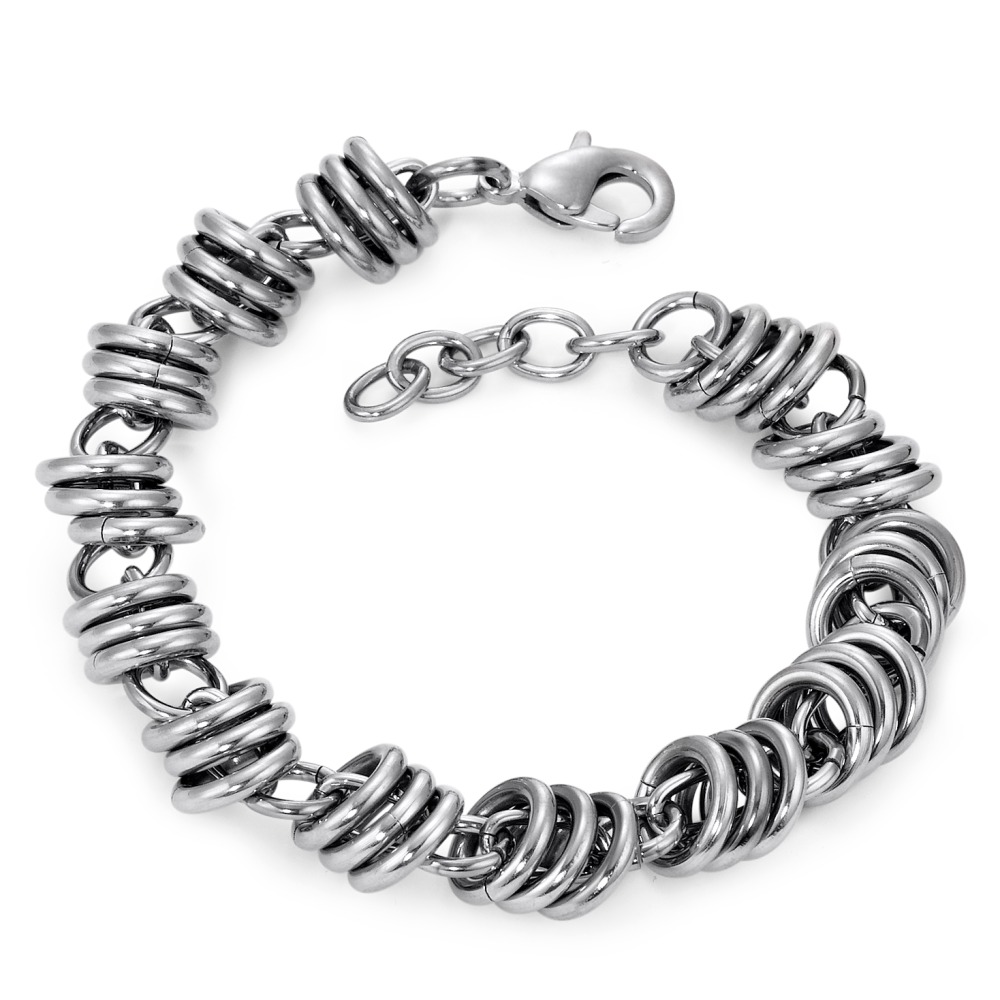 Armband Edelstahl 18.5-21.5 cm verstellbar Ø10 mm-568179
