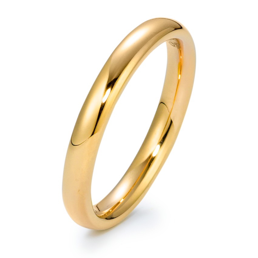 Beisteckring Edelstahl gelb IP beschichtet-568594