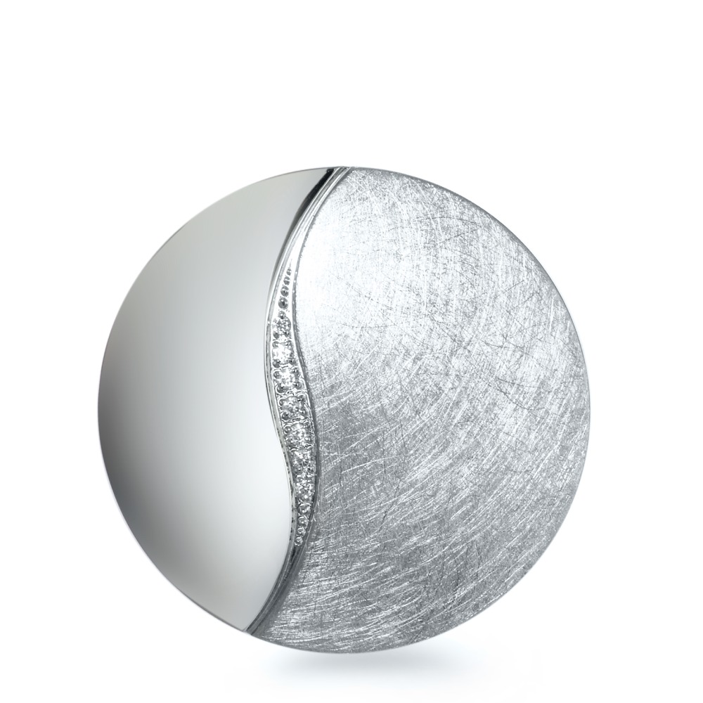 Anhänger Edelstahl Zirkonia 7 Steine Ø30 mm-568793